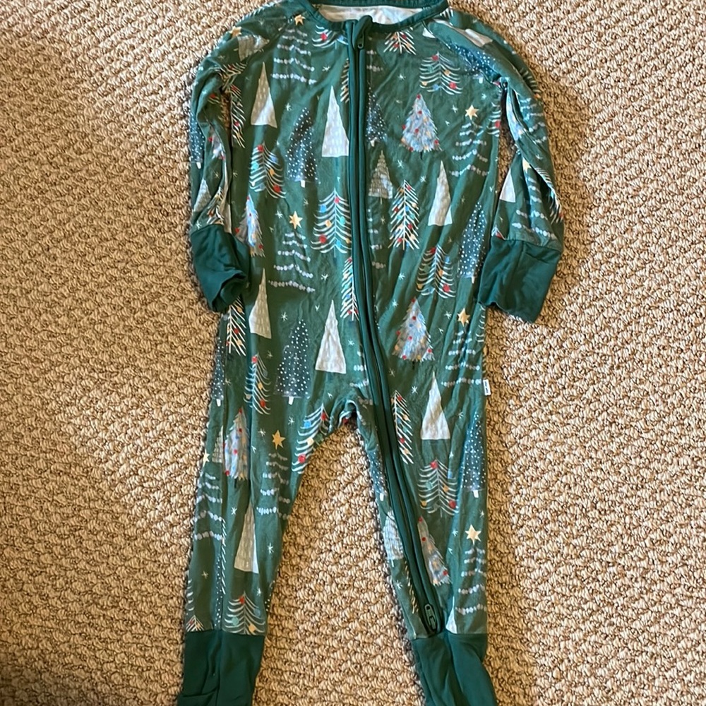 Little Sleepies Green Tree Zippy